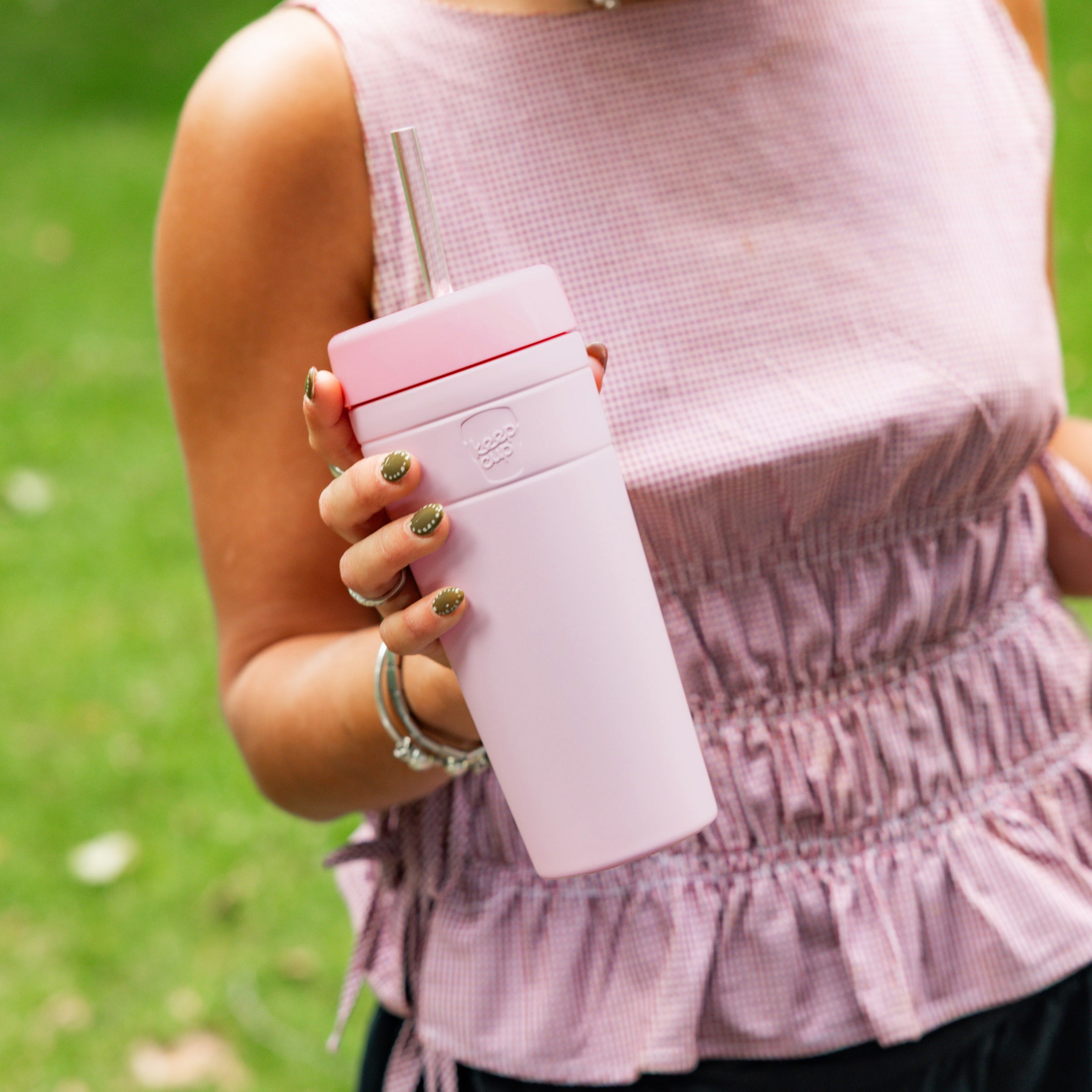 Commuter Cold Cup - XL 20oz | Pashmak Pink