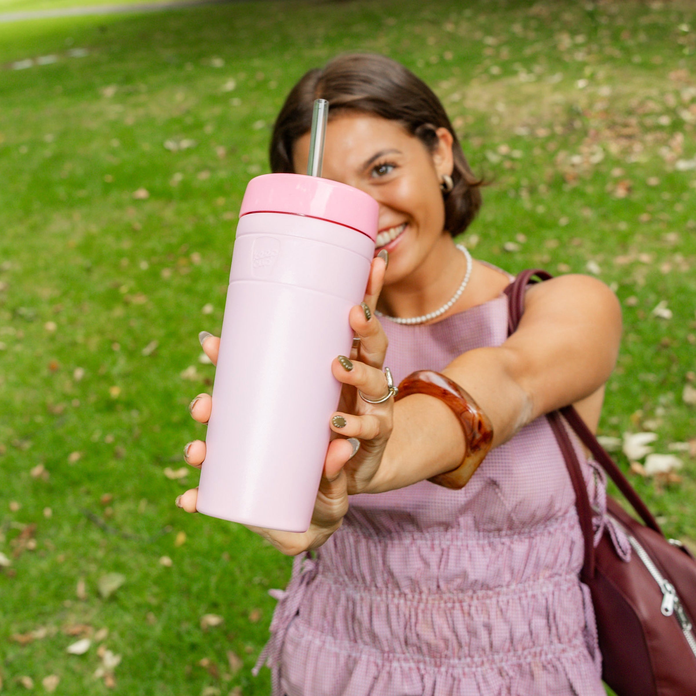 Commuter Cold Cup - XL 20oz | Pashmak Pink