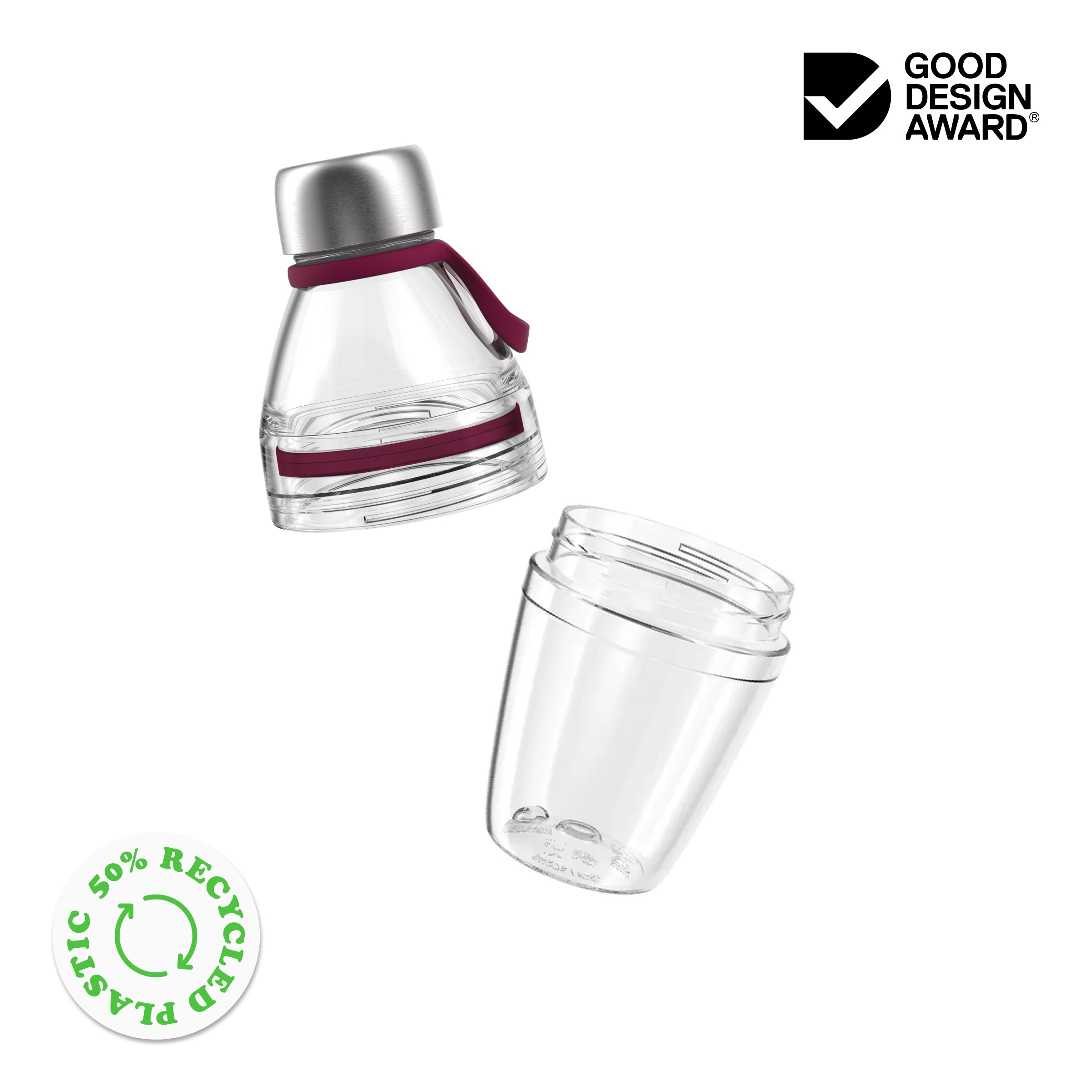 Helix Light Bottle - 18oz | Burgundy