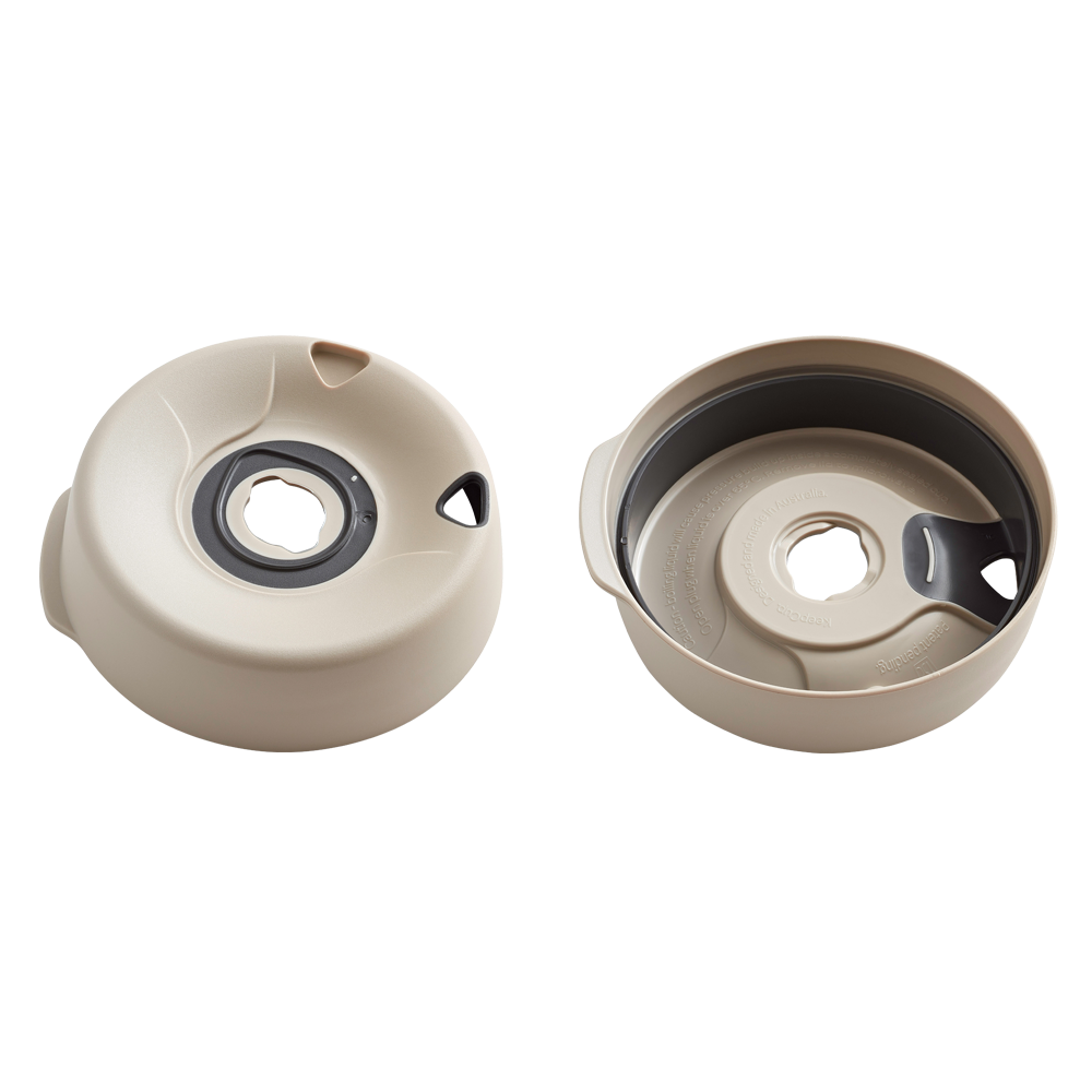 Splashproof Lid Base - S/M/L | Latte