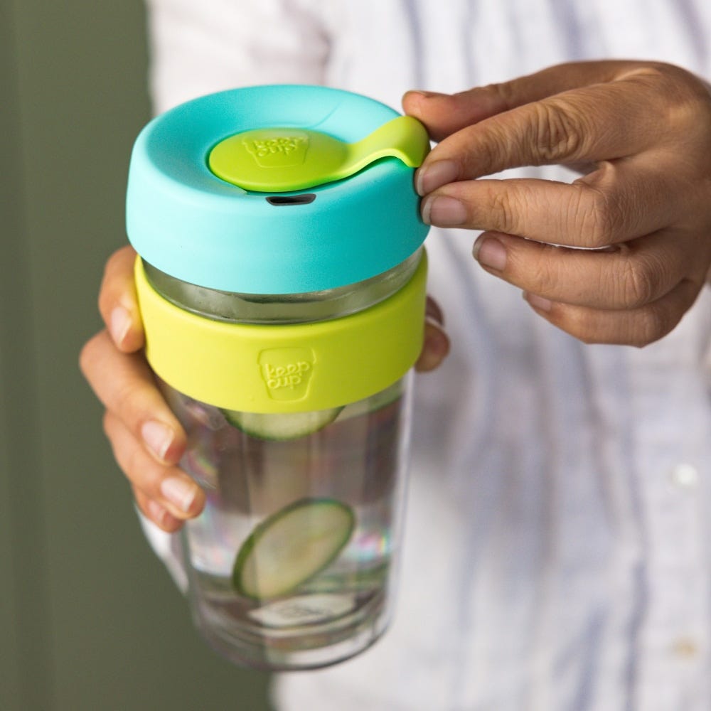 KeepCup Longplay Glass Reusable Cups - Protective Sleeve - KeepCup