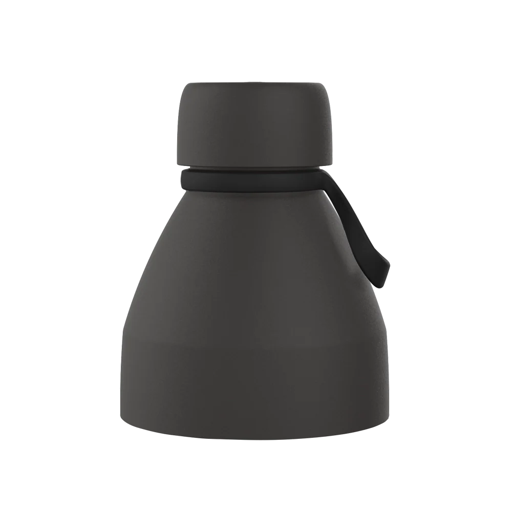 Helix Bottle Lid - Stainless Steel | Black
