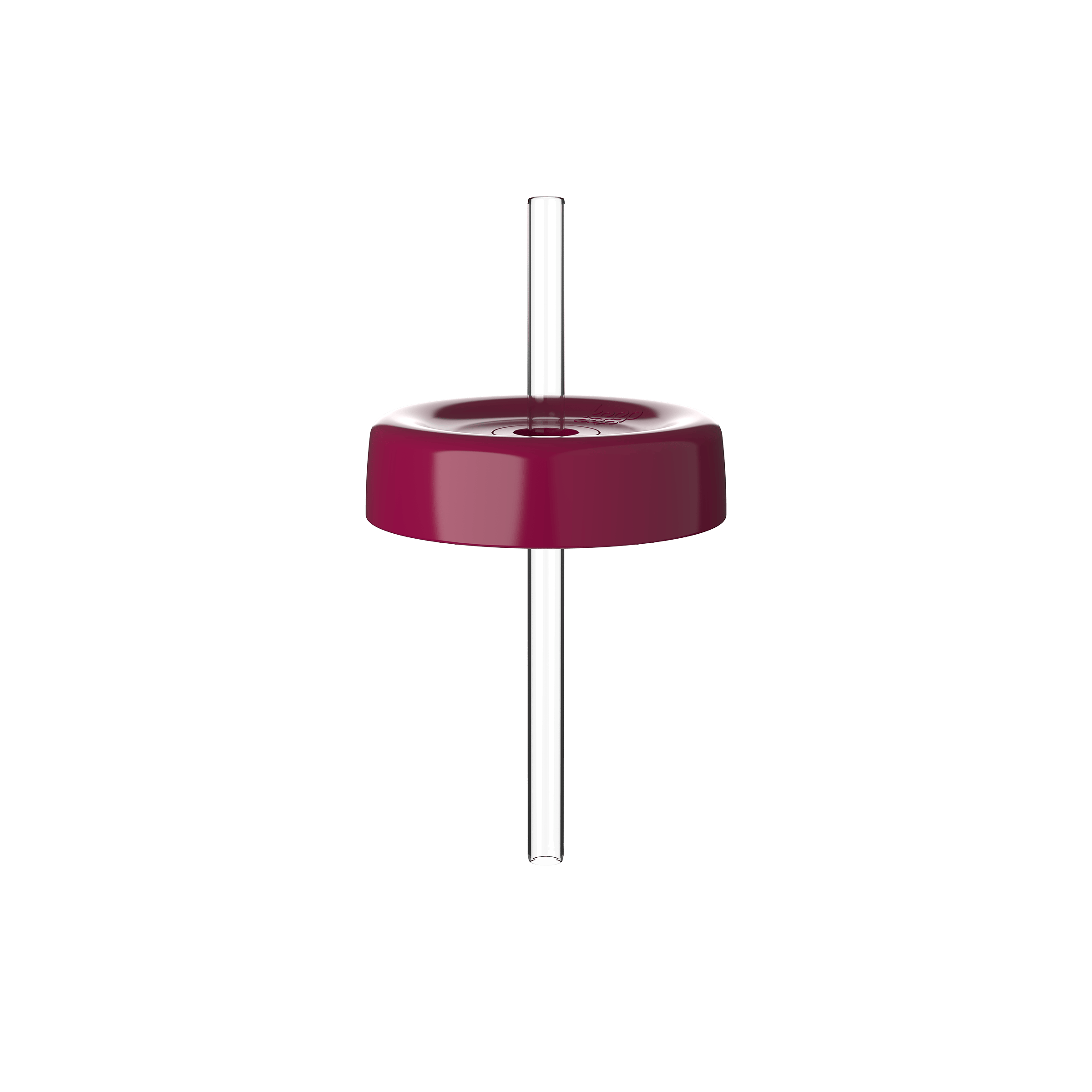 Commuter Coffee Straw Lid - M 12oz | Burgundy