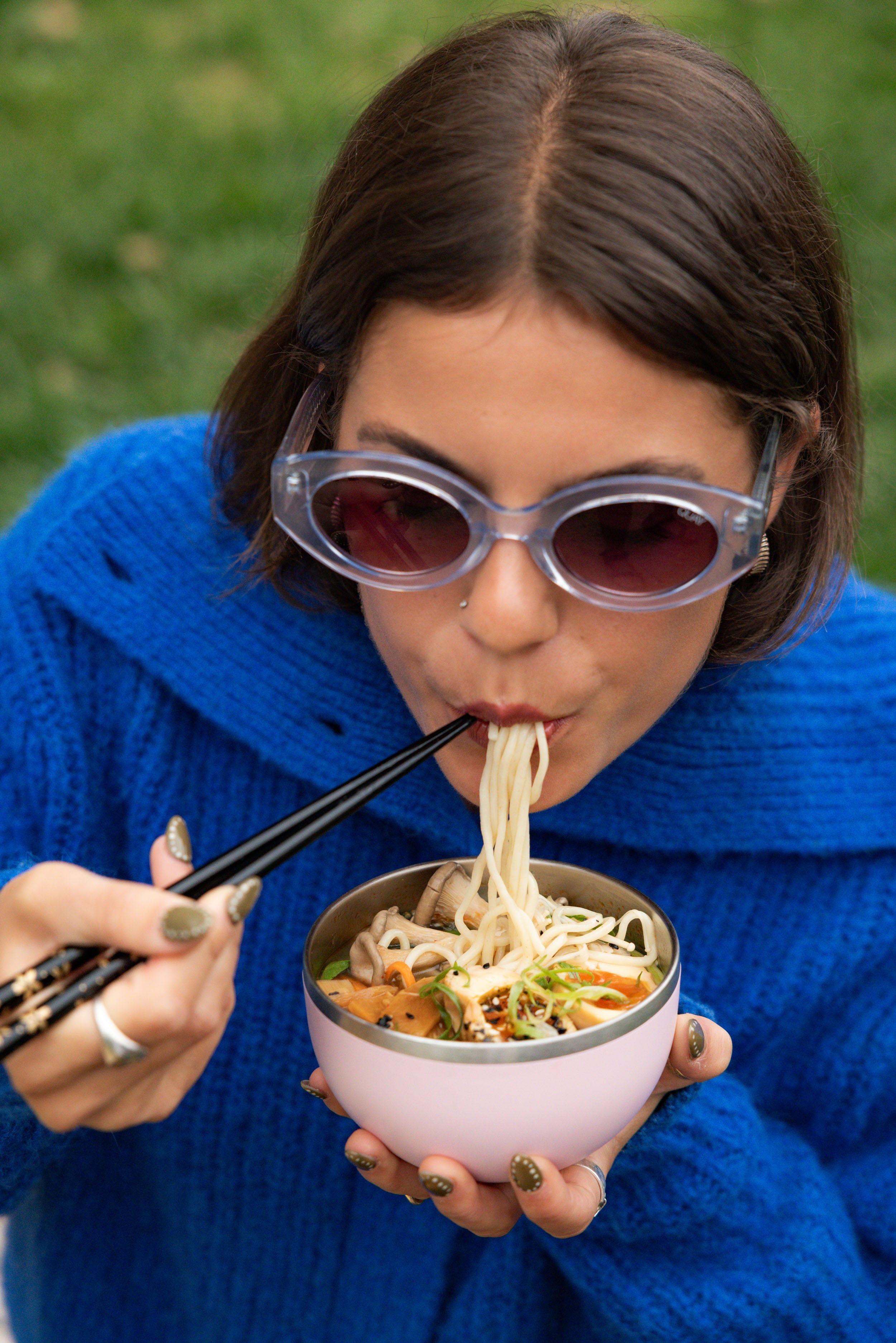 Go Bowl Insulated - Dome Lid | Pashmak Pink