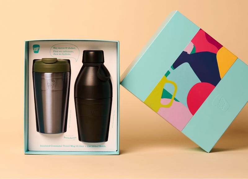 KeepCup Deskside Warrior gift set in box