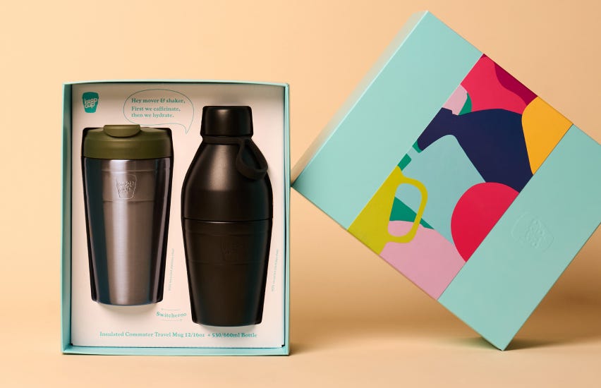 KeepCup Deskside Warrior gift set in box
