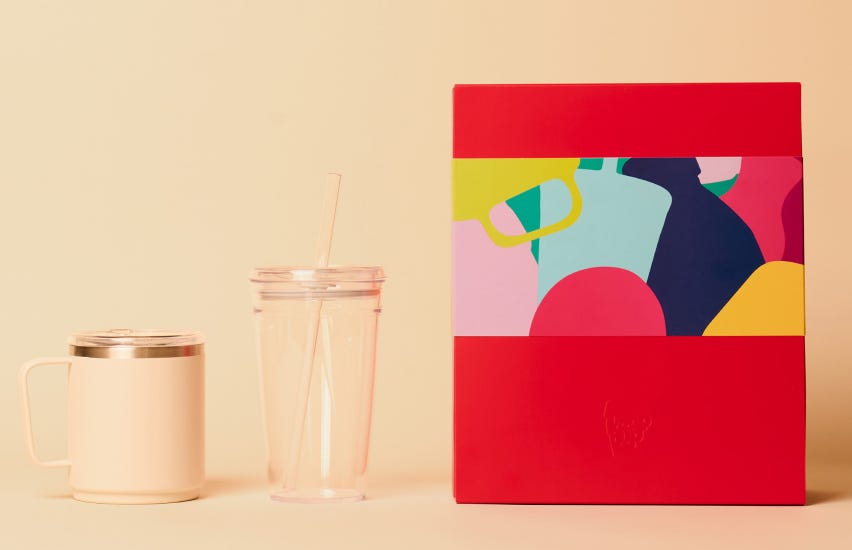 KeepCup Urban Adventurer gift set in box