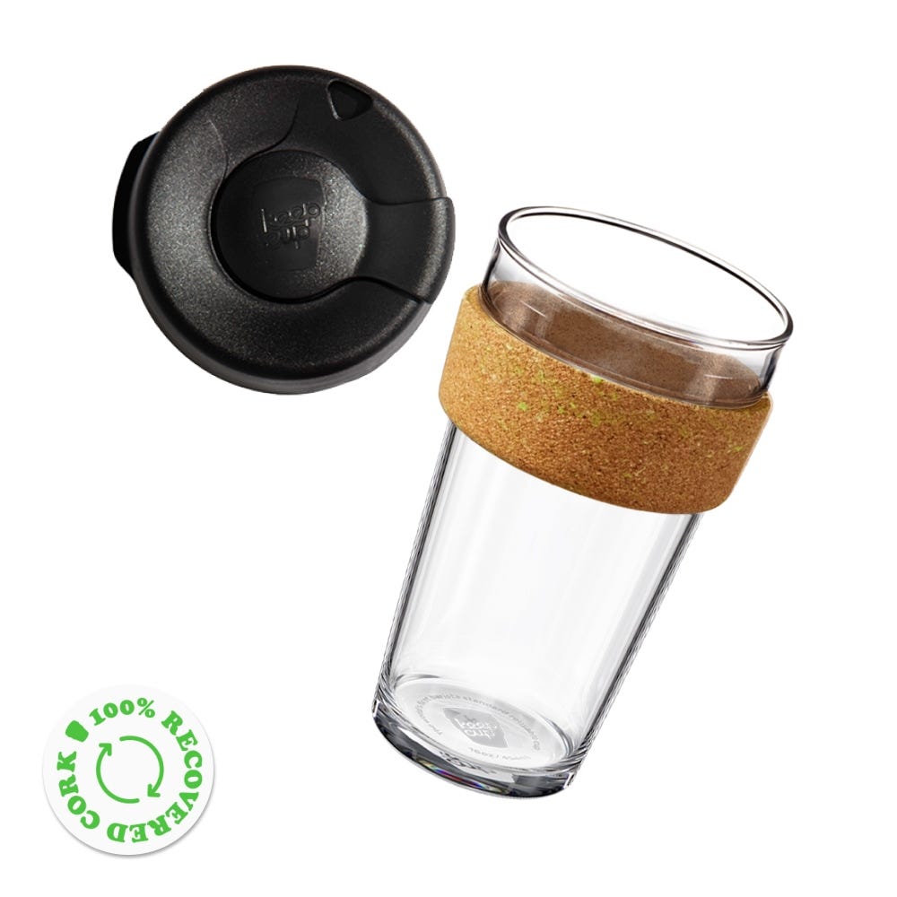 KeepCup 16oz Glass Reusable Brew Ace Components